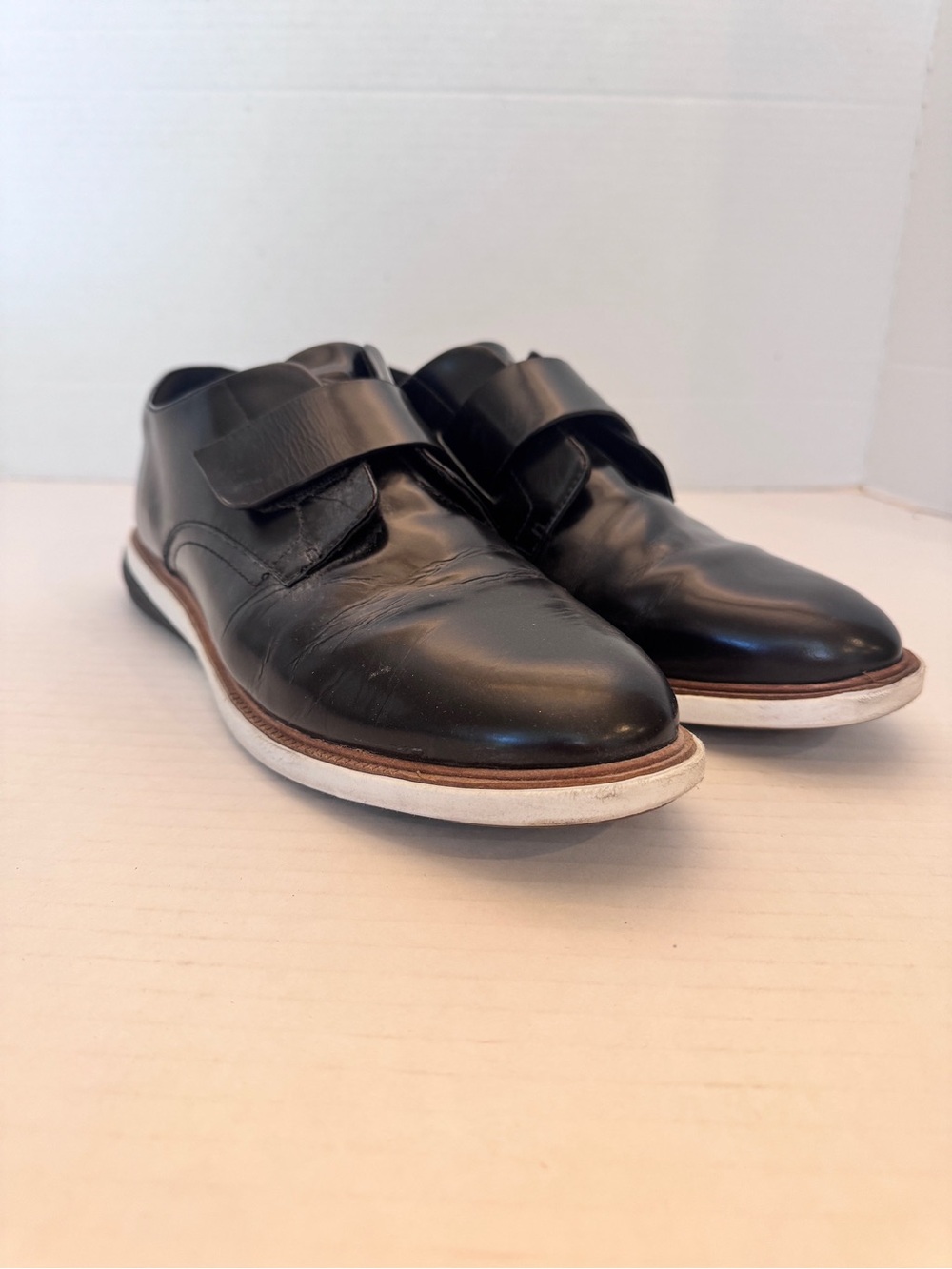 Cole Haan GrandEvølution Modern Monk Shoes Womens Size 10B Black Patent Leather